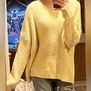 xl yellow sweater